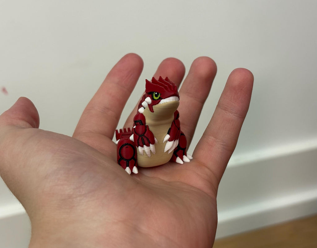 3-Pack Mini Legendary Weather Trio Collectibles - Rayquaza, Groudon, Kyogre -  3D Printed Miniatures