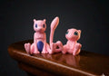 Mew & Mewtwo Evolution Set – Pokemon 3D Printed Figures, Mewtwo Figure, Mew Figure, Desk Decor, Anime Gift, Gamer Room Decor