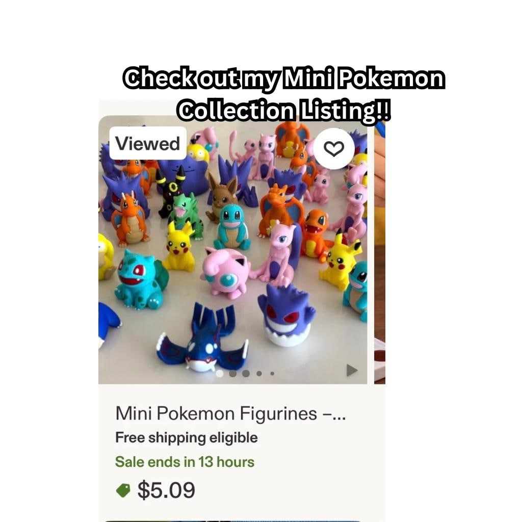 Geng Evolution Set - Gast Haunt Geng & Mega Geng - Pocket monster  3D Printed Figures, Gift, Desk Decor