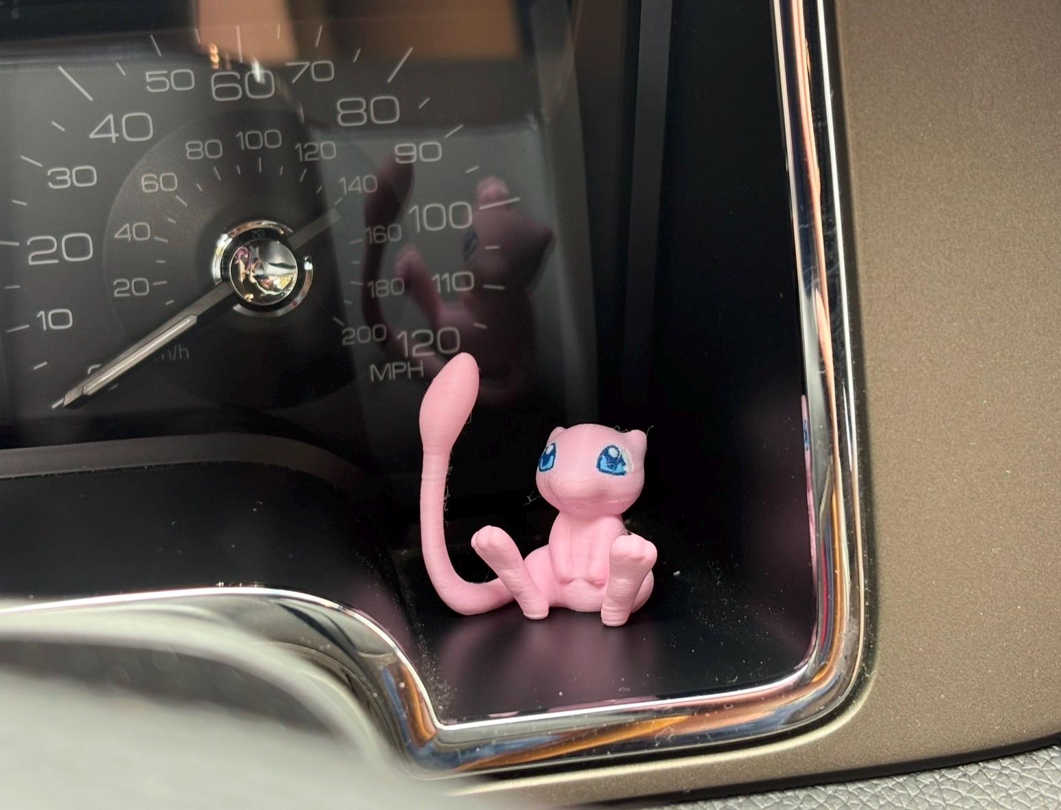 Mew & Mewtwo Evolution Set – Pokemon 3D Printed Figures, Mewtwo Figure, Mew Figure, Desk Decor, Anime Gift, Gamer Room Decor