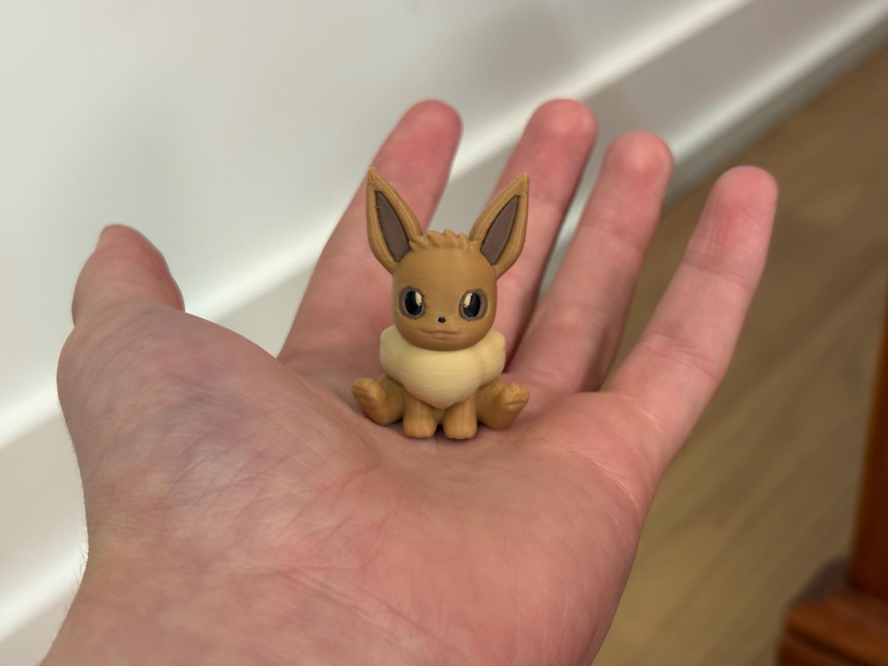 3D Printed Eeveelution Figure Bundle - Full Set of 9: Eevee, Sylveon, Flareon, Jolteon, Leafeon, Vaporeon, Glaceon, Espeon, Umbreon