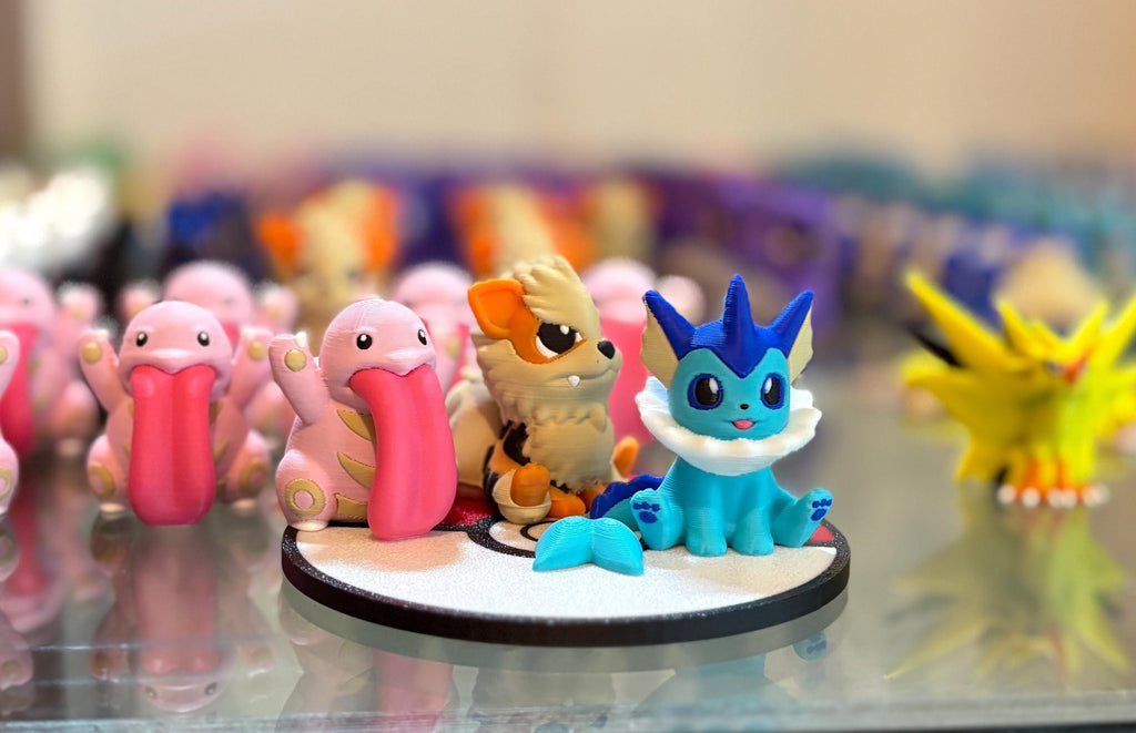 3D Printed Mini Pocket Monster Figurines – Legendary & Retro Creature Collectibles | Gamer Desk Decor | Pick Your Favorites